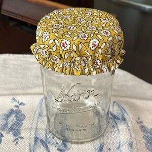 Fabric reusable jar cover